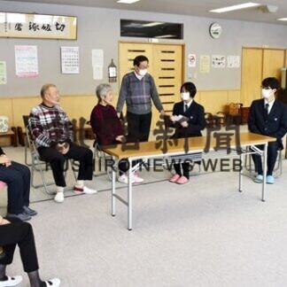 明輝高生、免許返納テーマに番組づくり(2021-01-18)