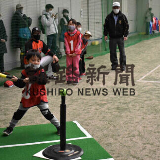 止まった球 全力スイング(2021-01-26)