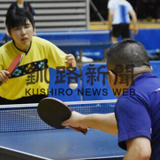 卓球くしろリーグ、ワンスターＡ　１部優勝(2021-01-17)