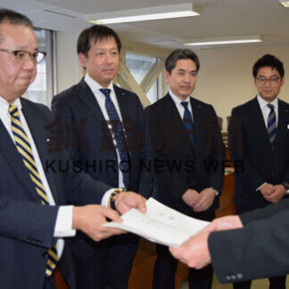 ３社、釧路市に３６万円寄付(2021-01-26)