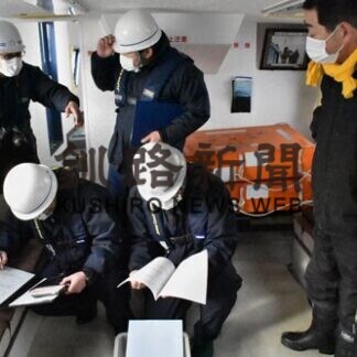 クルーズ船安全点検　羅臼で冬季稼働前に(2021-01-27)