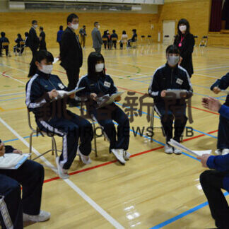 別保中で職業フェス(2021-02-14)