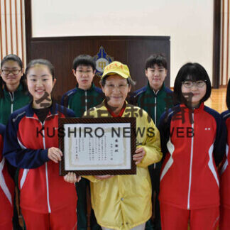 山本さん見守り活動１３年(2021-02-16)