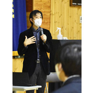 山花小中で齊藤獣医師が講演(2021-02-04)