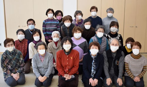 「コロナに打ち勝つ」 ストレッチに汗 たんぽぽの会総会(2021-02-18)