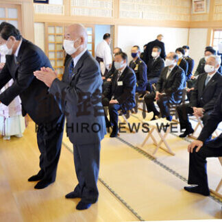 釧路八幡宮で建国記念の日祝う紀元祭(2021-02-12)