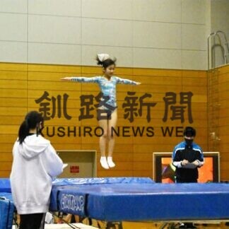 トランポリンジュニア２部　金澤（小４）女子高学年で頂点(2021-03-28)