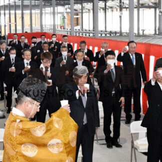 白糠のＭ＆Ｓが牛舎、堆肥舎竣工式(2021-03-20)