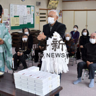 新川老人クラブが健康祈願祭(2021-03-04)