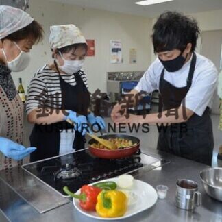 釧路産パプリカで料理(2021-03-24)