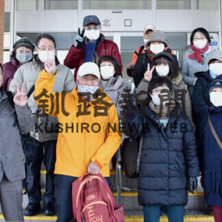 アフター釧路学、厚岸へバス研修(2021-03-07)