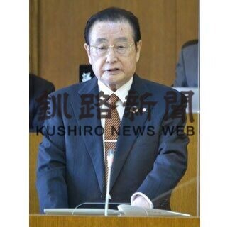 若狭町長が６選出馬表明(2021-03-09)