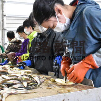 チカ人工授精に挑戦　地元の特色を学習　別海・野付中生(2021-04-20)