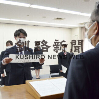 入社式　決意新たに(2021-04-02)