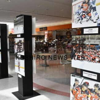 イオンモール釧路昭和でクレインズ写真展(2021-04-02)