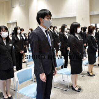 釧路労災看護専門学校で入学式(2021-04-13)