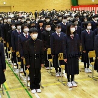 1137人中学生の仲間入り　釧路市立14校で入学式(2021-04-08)