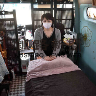 移動型エステ発進　釧路の須釜さん、車両改装、出張施術(2021-04-27)