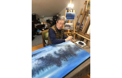 中居さん新日春展に入選(2021-04-17)