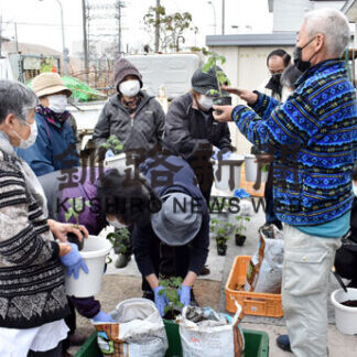 釧路でミニトマトの園芸講座(2021-04-27)