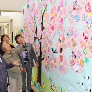 厚岸町民240人の〝桜〟満開(2021-05-09)