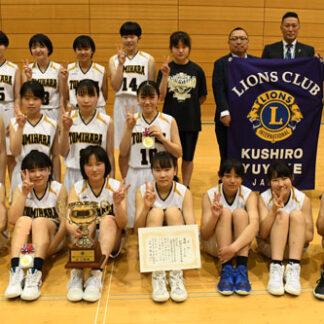 釧路町富原男女でＶ　バスケット釧路地区中学校春季大会_1(2021-05-03)