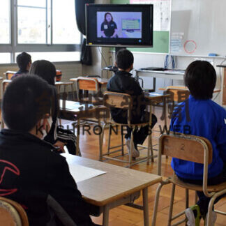 パラ選手、朝陽小でオンライン授業(2021-05-20)