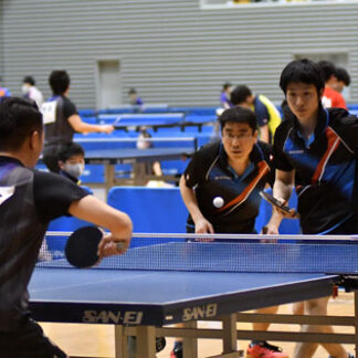 卓球会長杯、３７３人各部門で熱戦(2021-05-02)