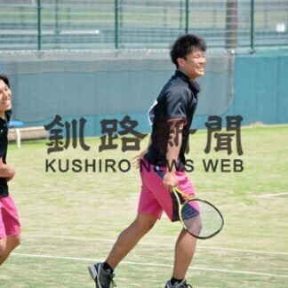 高体連ソフトテニス　米谷・新井田組、日野・大前組優勝(2021-05-20)