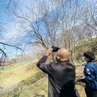 中標津空港、標津で夏日(2021-05-08)