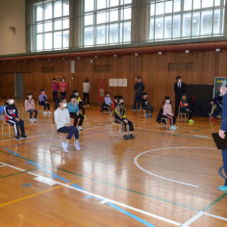 太田小で交通安全教室(2021-05-08)