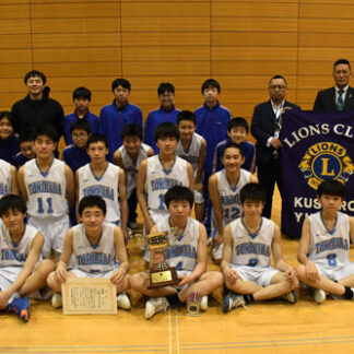 釧路町富原男女でＶ　バスケット釧路地区中学校春季大会(2021-05-03)