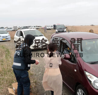 大津波を想定　歯舞地区で避難訓練(2021-05-20)