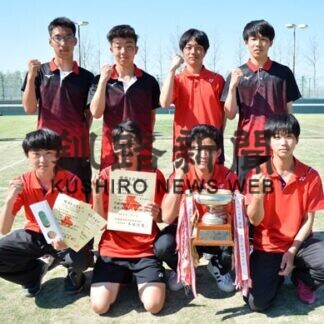 男子・中標津、女子・釧明輝Ｖ　高体連ソフトテニス(2021-05-21)