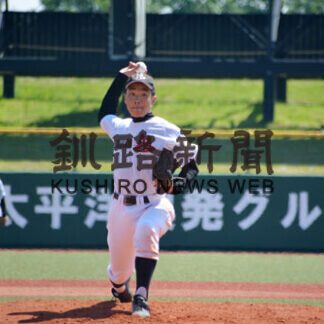 中体連野球　釧鳥取西・釧大楽毛・釧阿寒Ｖ_1(2021-06-27)