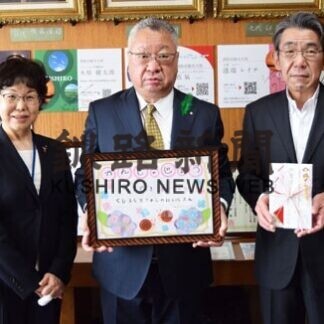 「子供たち木に親しんで」北都が芦野保育園に60万円寄付(2021-06-07)