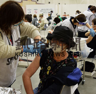 釧路市65歳以上接種率50％超　今月末まで完了へ調整(2021-07-01)