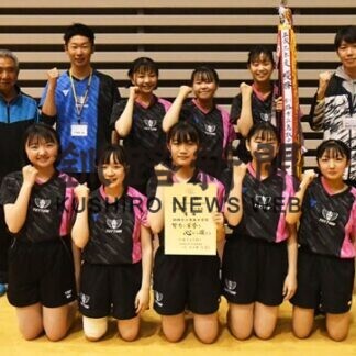 釧桜が丘（男子）、釧鳥取（女子）Ｖ　中体連卓球_1(2021-06-21)