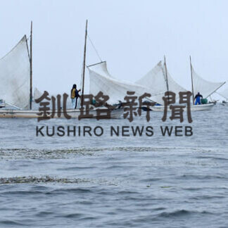 打瀬舟、初夏の風物詩　野付湾ホッカイシマエビ初出漁(2021-06-25)