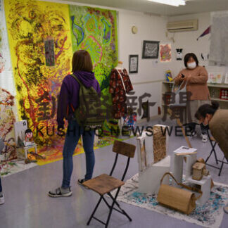 ArtGallery Qオープン　芸術、住民交流で新拠点(2021-06-04)