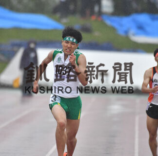 日向（武修館３年）男子400準優勝　高体連陸上(2021-06-16)