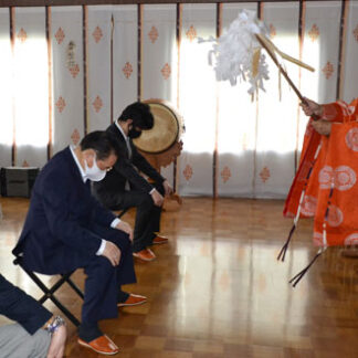 厚岸港まつり式典神事 航海の安全、大漁 祈願(2021-07-04)