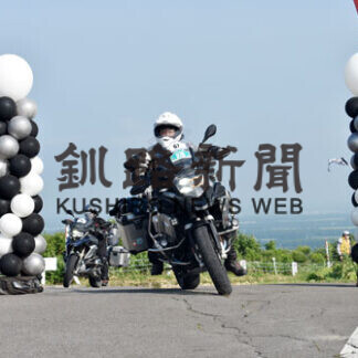 バイク愛好家〝聖地〟開陽台へゴール(2021-07-26)