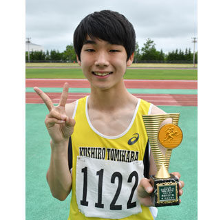 釧新杯陸上　富原・菊地中学男子１００制す_2(2021-07-13)