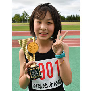 釧新杯陸上　富原・菊地中学男子１００制す_1(2021-07-13)