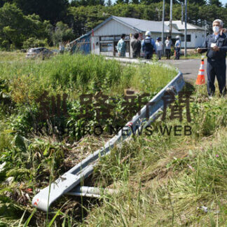 別海で死亡事故受け現場診断(2021-07-29)