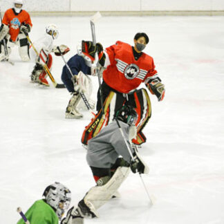 児童にＧＫの技術指導　釧路厚生社がクリニック(2021-07-18)