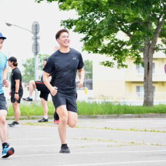 クレインズ本格始動　練習初日に体力測定(2021-07-03)