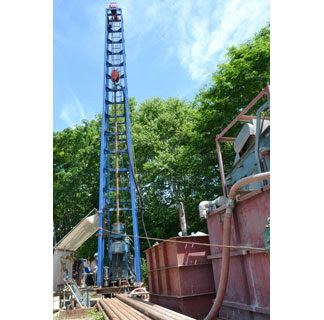 大別地区で新水源確保へ試掘(2021-08-14)