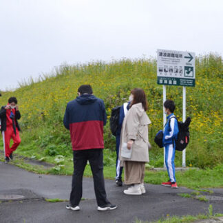 厚岸中生、避難訓練で自宅からの経路、時間確認(2021-08-28)